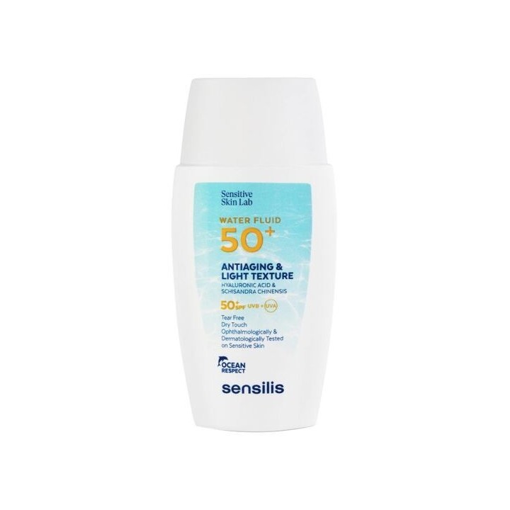 SENSILIS SENSITIVE SKIN WATER FLUID INVISIBLE SPF50+ 40ML