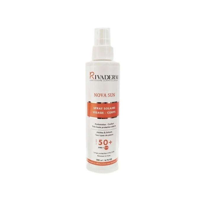 RIVADERM NOVA SUN SPRAY SOLAIRE SPF 50+ 200ML