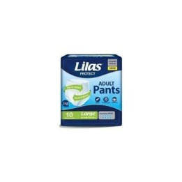 LILAS COUCHE PANTS ADULTE 10 PIECES TAILLE L